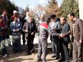 گزارش تصویری از آئیین درختکاری و تقدیر ازهمکاران فضای سبز دانشگاه